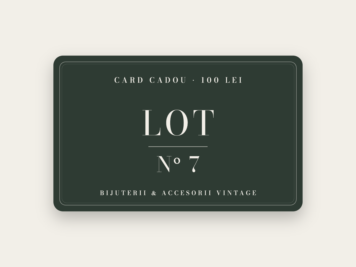 Card cadou LOT Nº 7